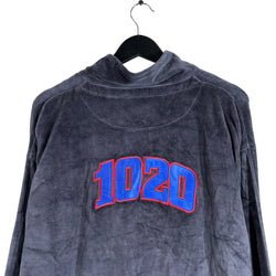 Collection of Ten Twenty Blues Velour 1/4 Zip Sweatshirt in a gallery layout