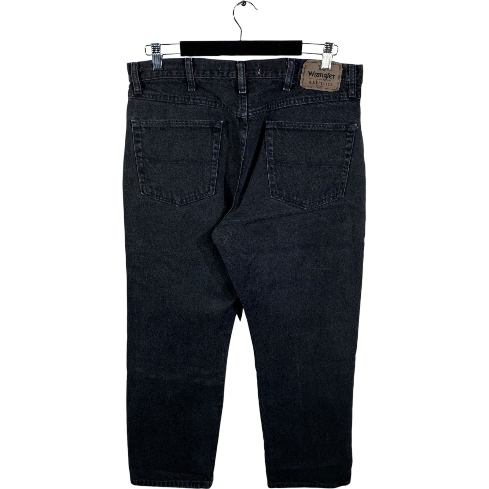 Collection of Wrangler Denim Straight Leg Jeans in a gallery layout