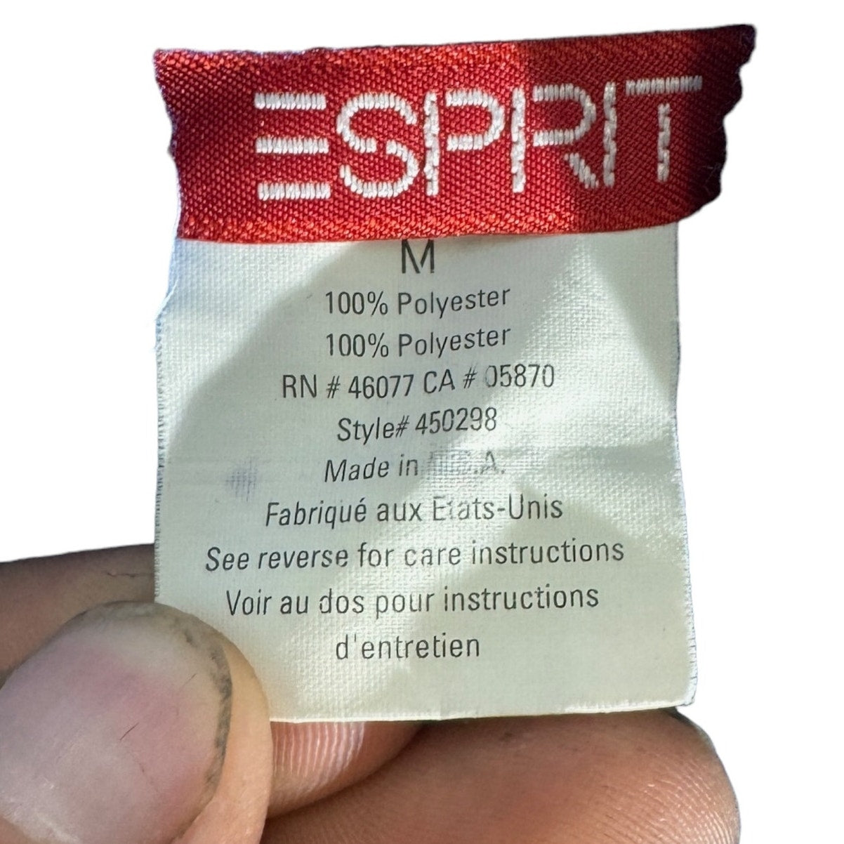 Collection of Vintage Esprit 1/2 Zip Pullover Fleece in a gallery layout