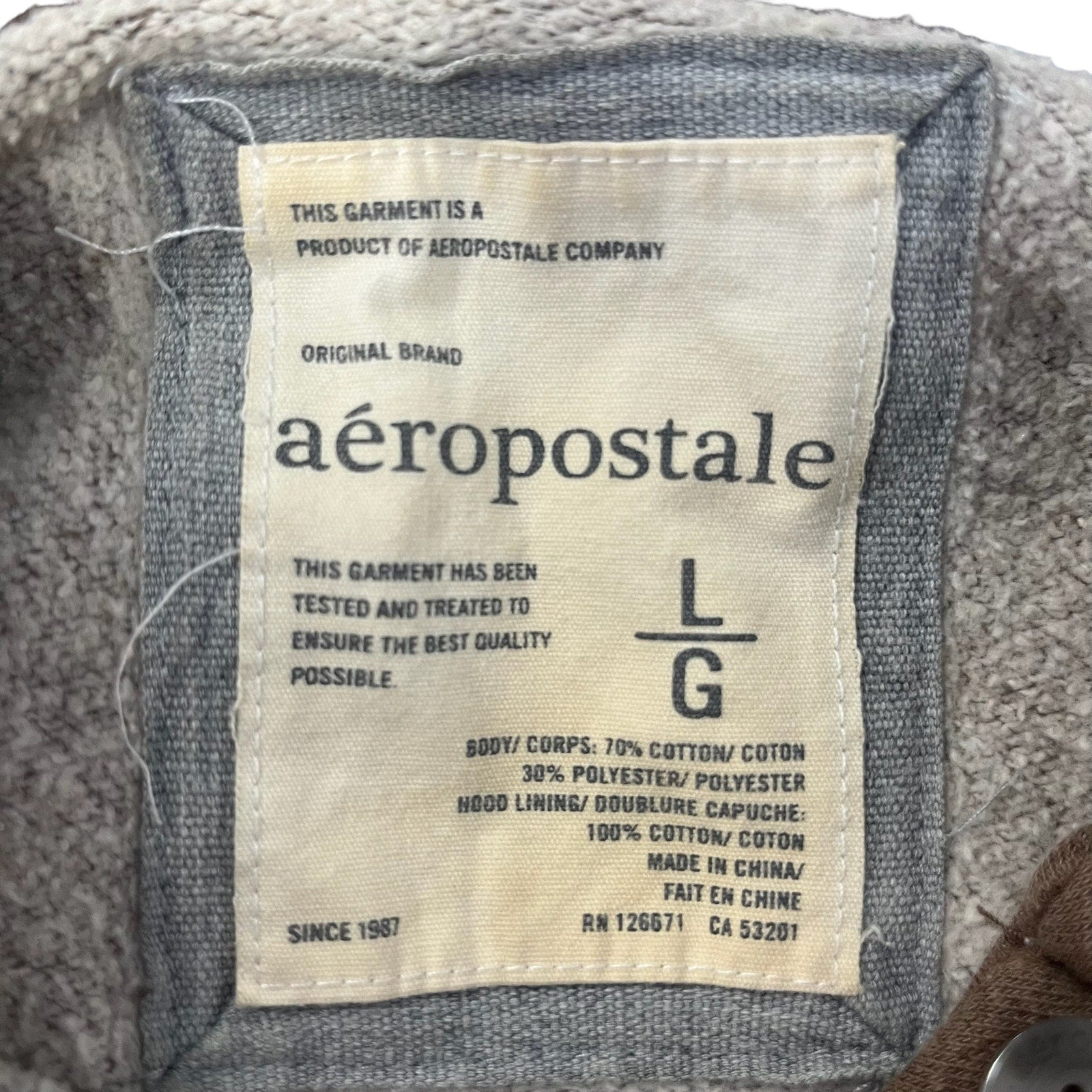Collection of Women's Aeropostale NYC Pullover Hoodie in a gallery layout
