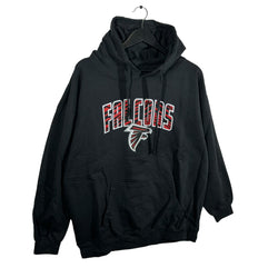 Collection of Zubaz NFL Atlanta Falcons Logo Hoodie in a gallery layout