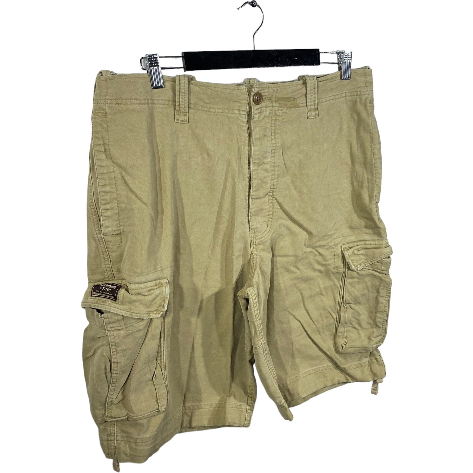 Collection of Abercrombie & Fitch Zip Fly Cargo Shorts in a gallery layout