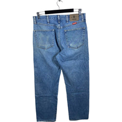 Collection of Wrangler Denim Regular Fit Straight Leg Jeans in a gallery layout