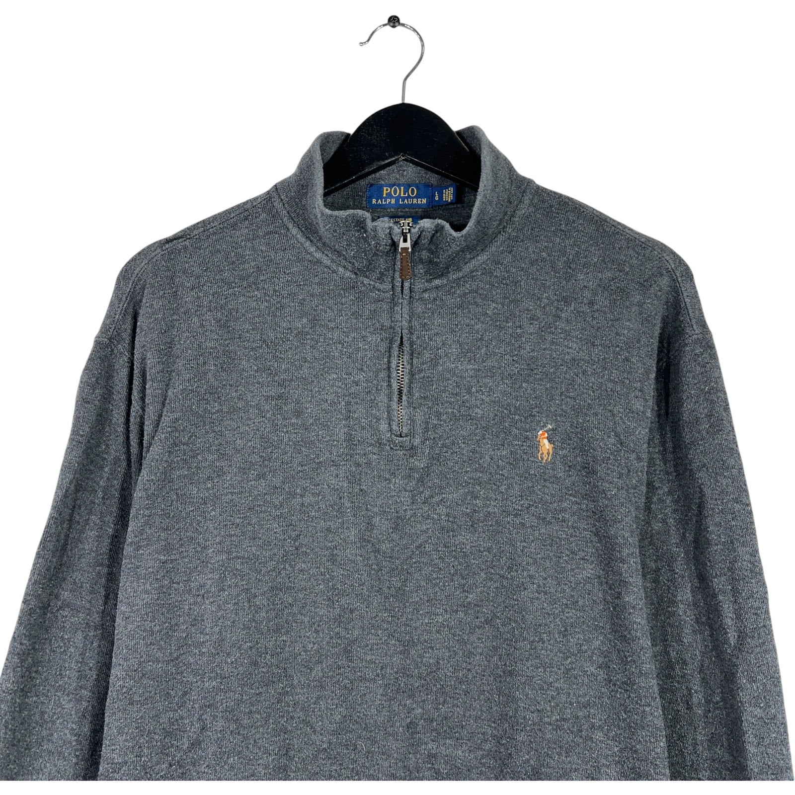 Collection of Polo Ralph Lauren 1/4 Zip Sweatshirt in a gallery layout