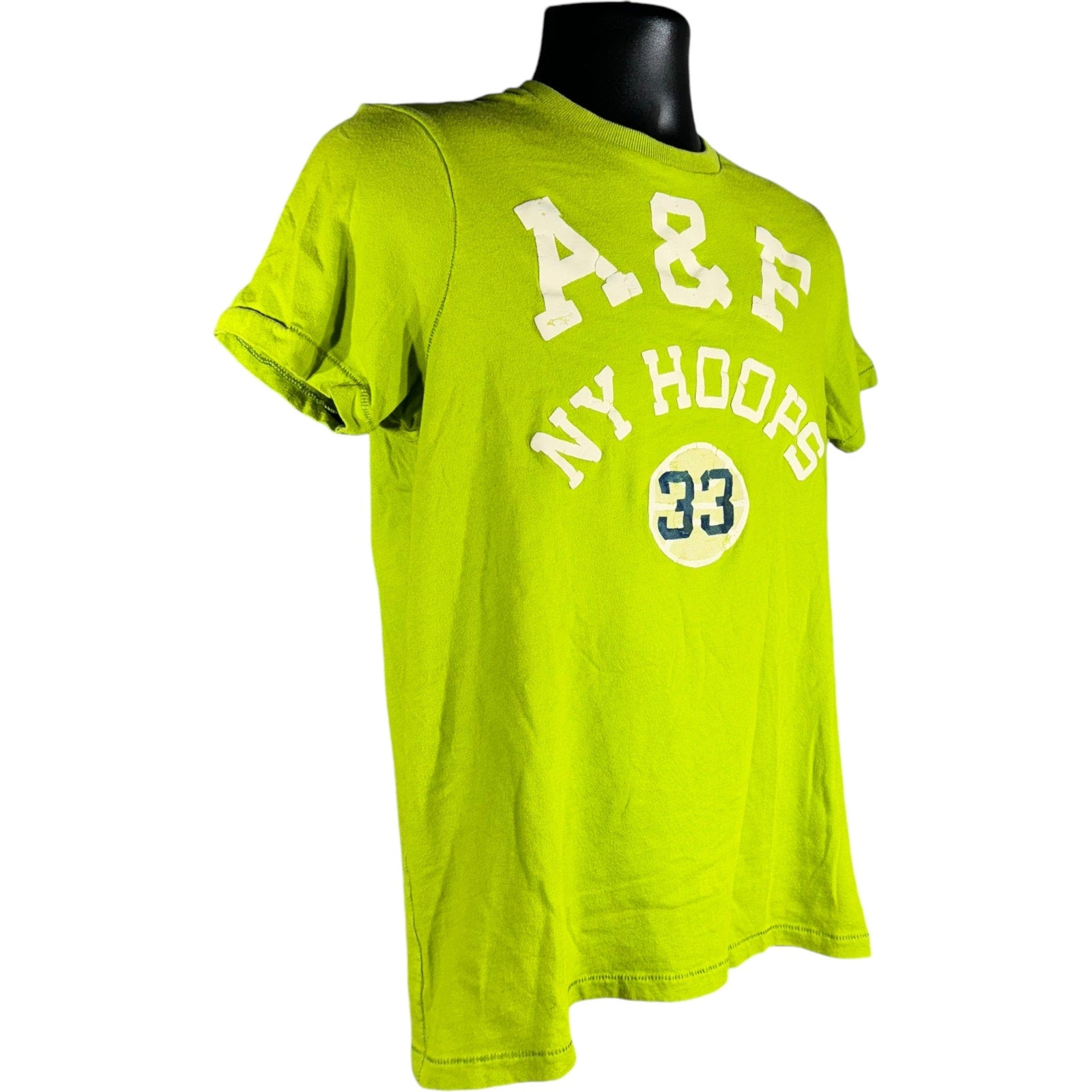 Collection of Abercrombie & Fitch NY Hoops Short Sleeve Tee in a gallery layout