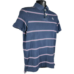 Collection of Abercrombie & Fitch Striped Short Sleeve Polo in a gallery layout