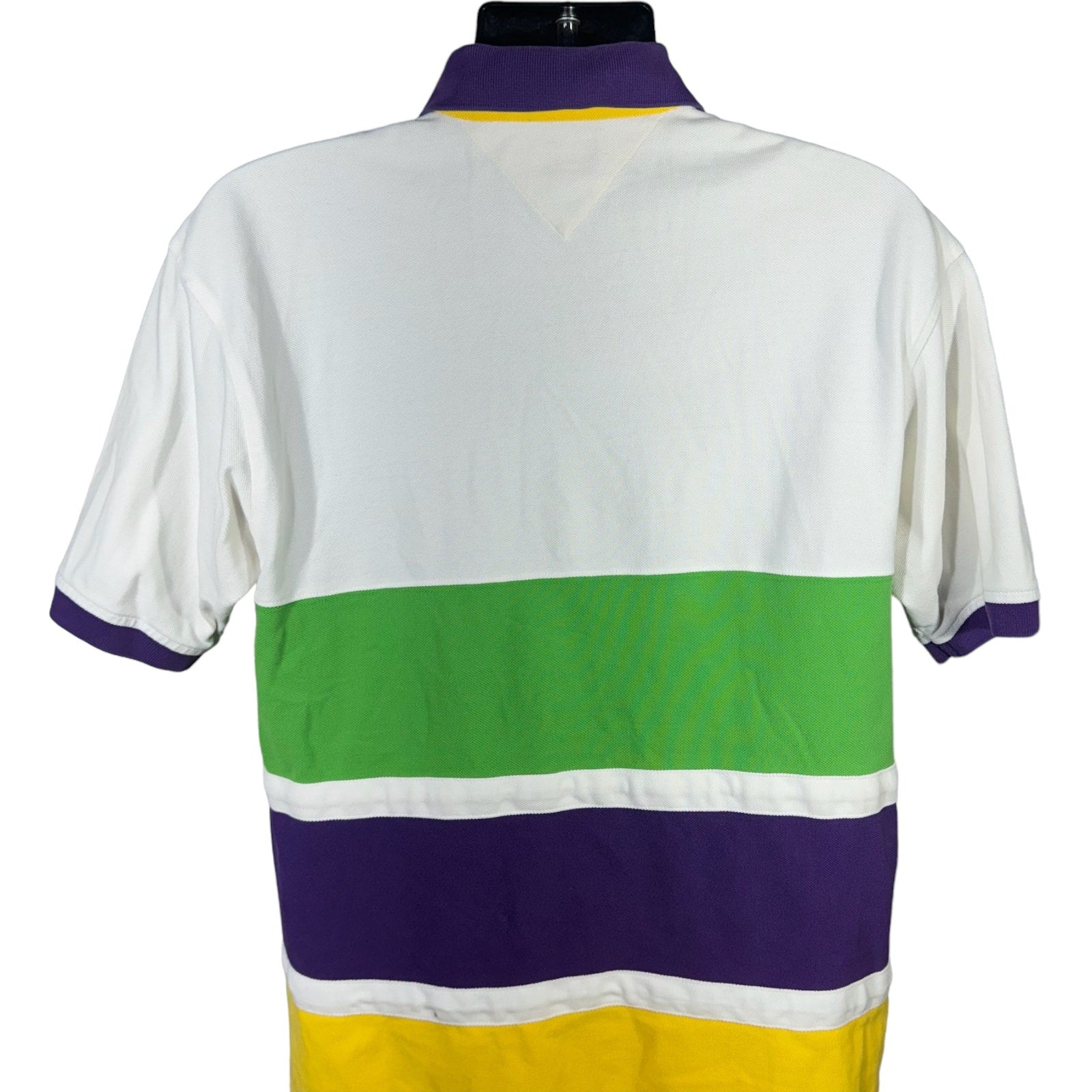 Collection of Tommy Hilfiger Striped Short Sleeve Polo in a gallery layout