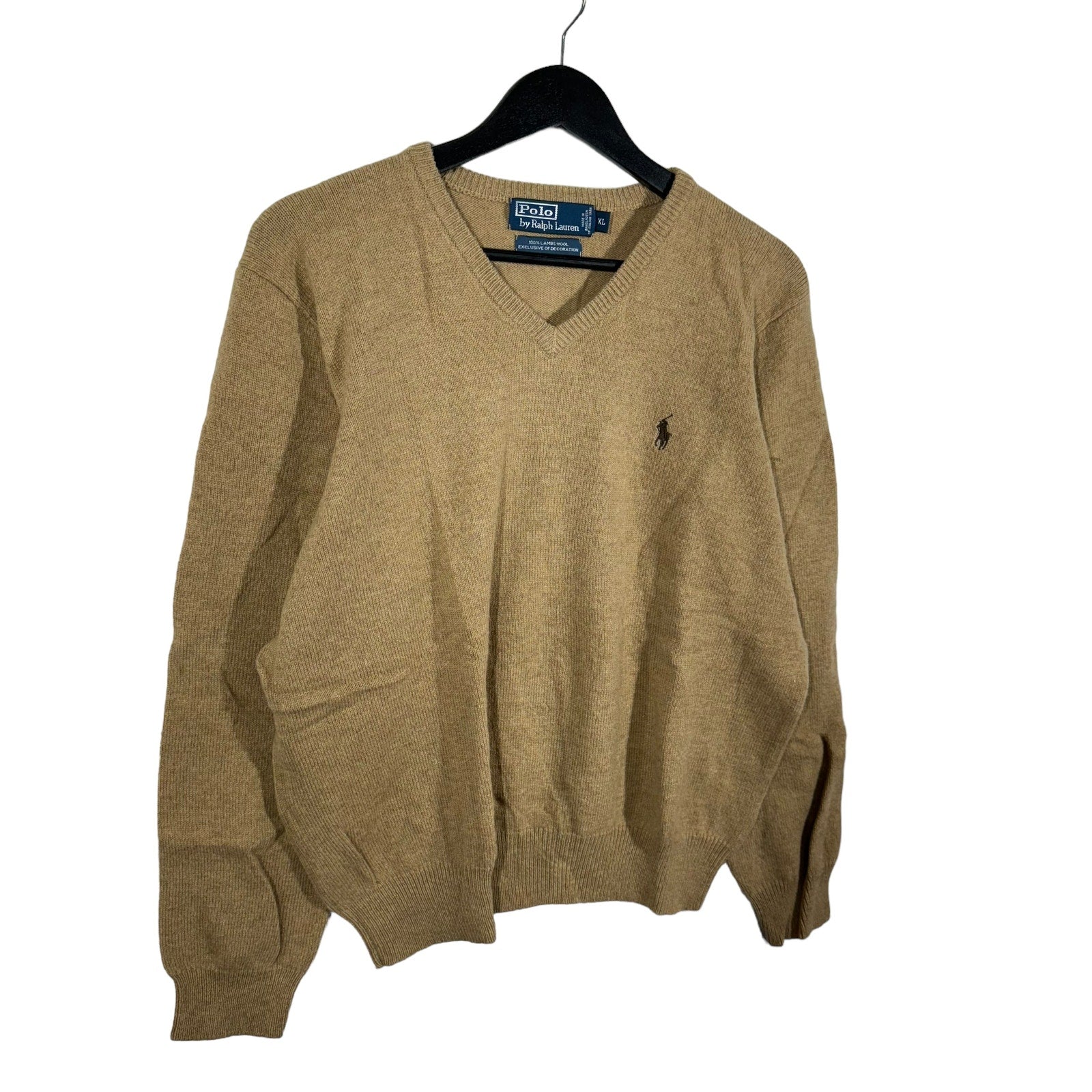 Collection of Vintage Polo Ralph Lauren V-Neck Wool Sweater in a gallery layout