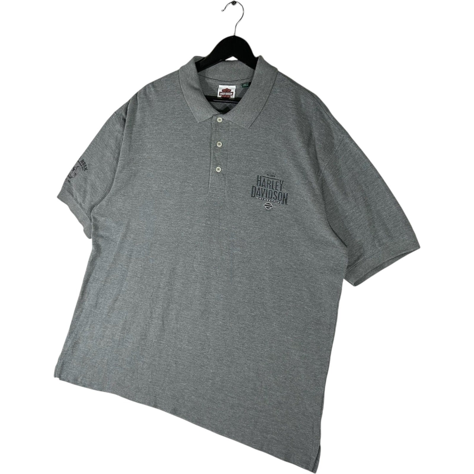 Collection of Harley Davidson Spellout Logo Short Sleeve Polo in a gallery layout