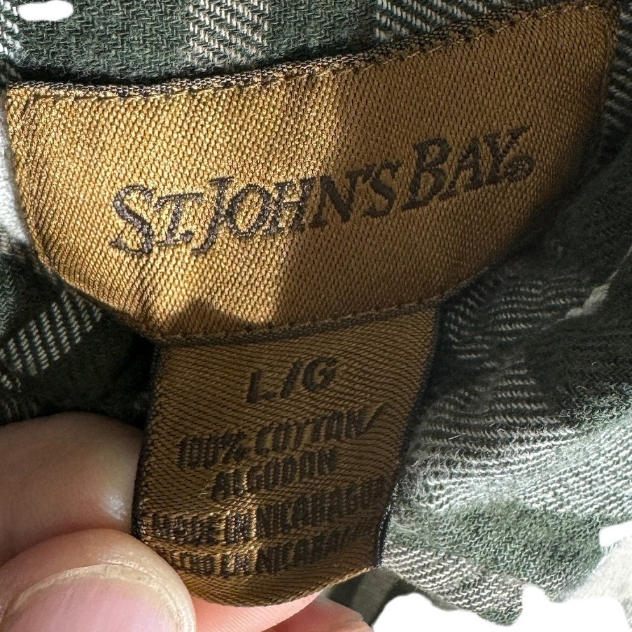 Collection of St. John's Bay Plaid Flannel in a gallery layout