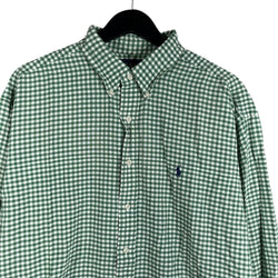 Collection of Ralph Lauren Checkered Long Sleeve Button Down Shirt in a gallery layout