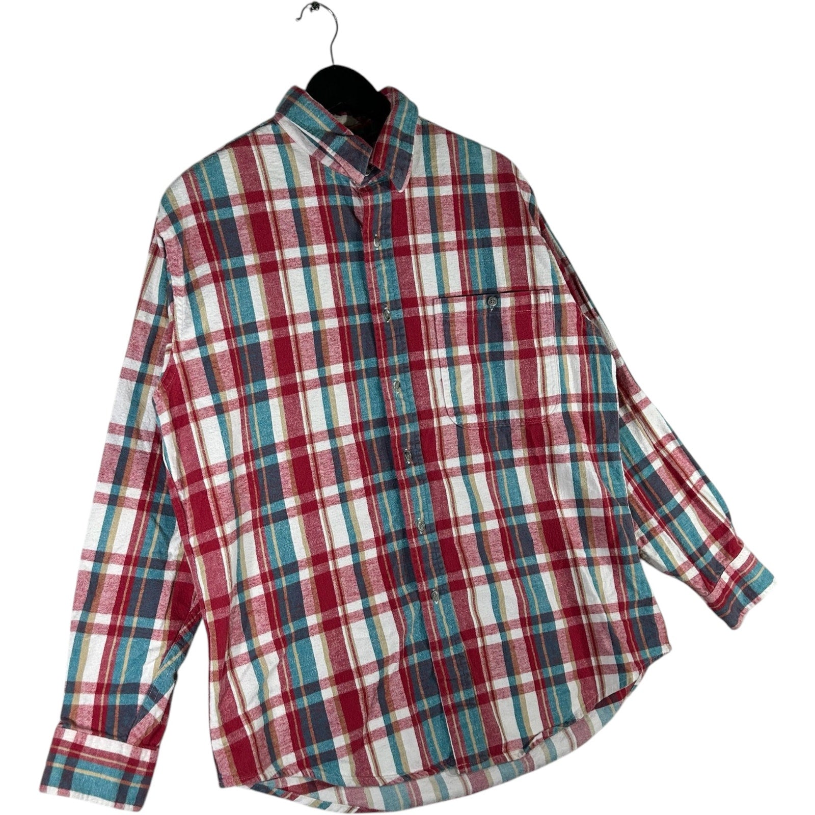 Collection of Vintage St. Johns Bay Plaid Flannel in a gallery layout