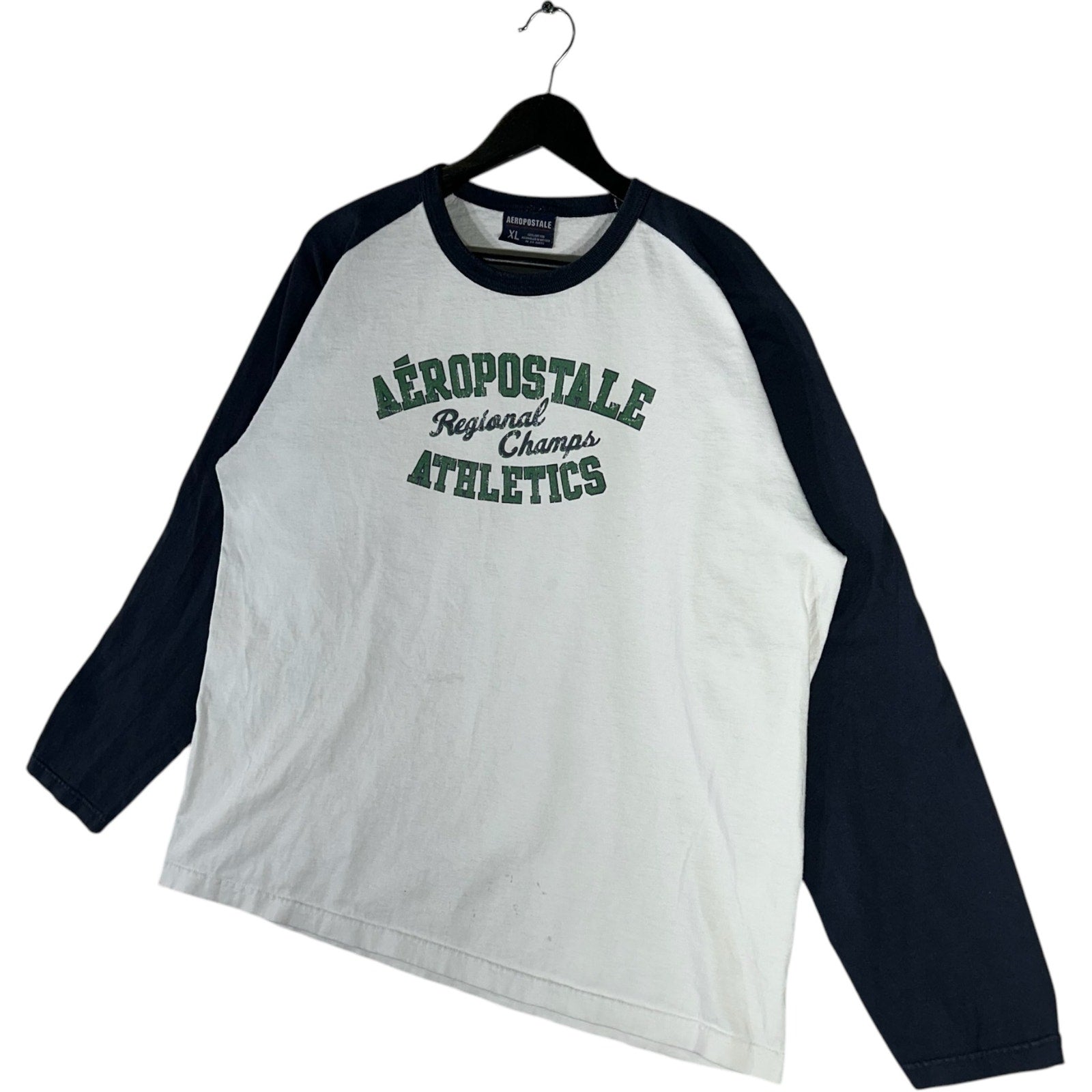 Collection of Aeropostale Athletics Raglan Long Sleeve in a gallery layout
