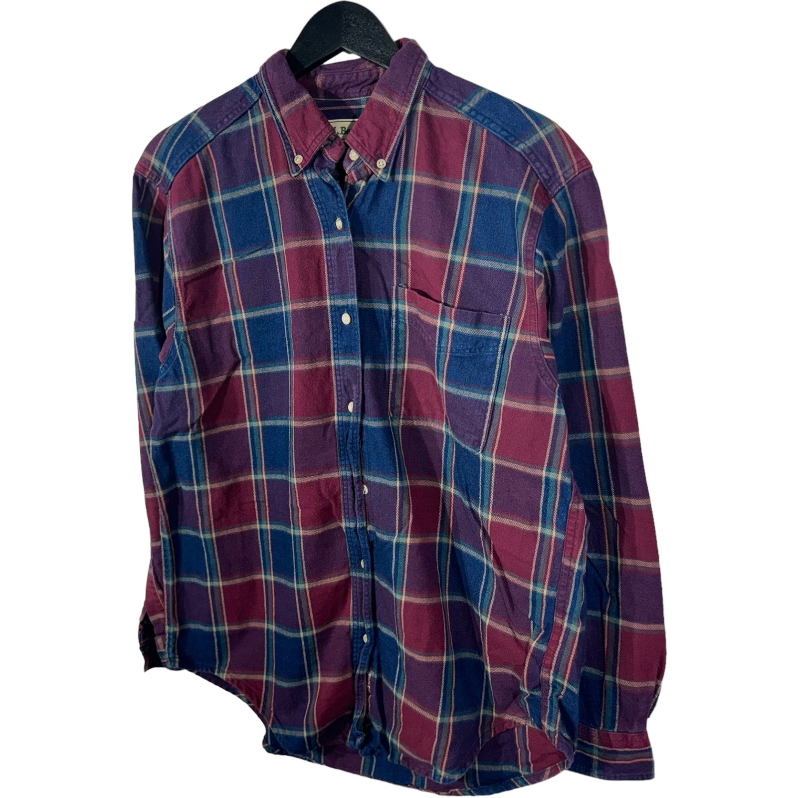 Collection of L.L. Bean Plaid Button Up in a gallery layout