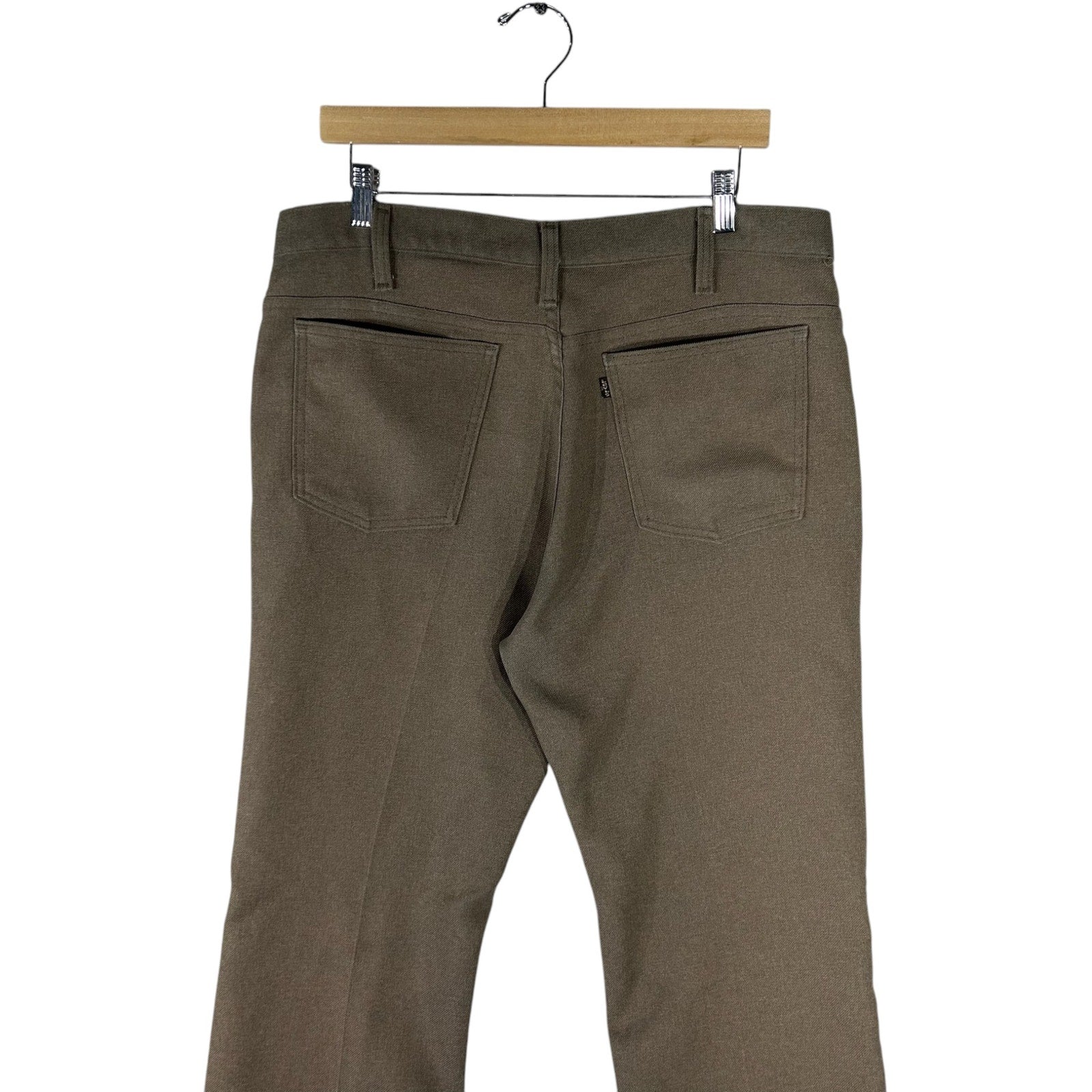 Collection of Vintage Levi's 100% Dacron Polyester Chino Pants 34x31.5 in a gallery layout