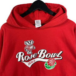 Collection of University Of Wisconsin Rose Bowl Hoodie in a gallery layout