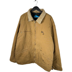 Collection of Tri-Mountain Detroit Style Embroidered Workwear Jacket in a gallery layout