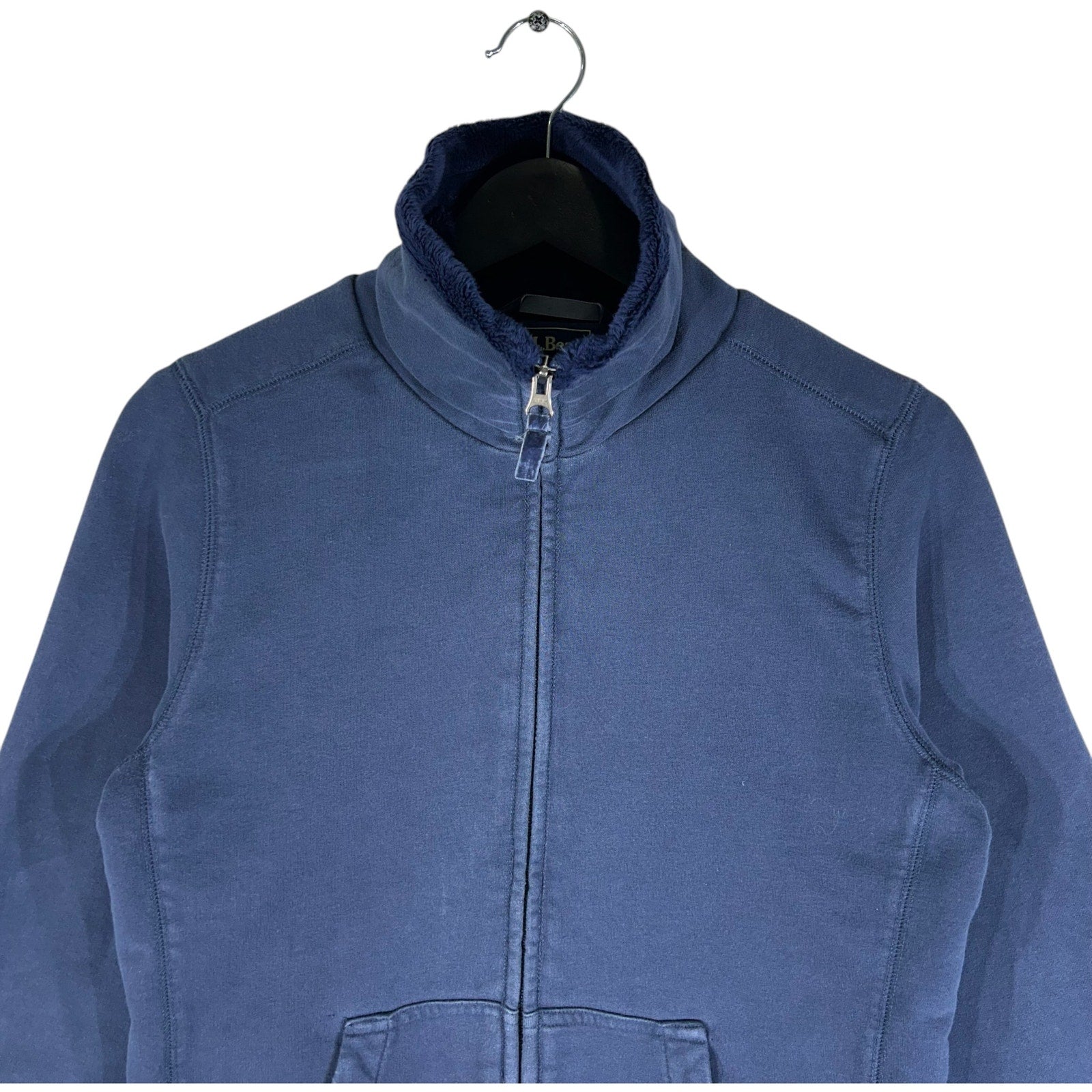 Collection of L.L.Bean Full-Zip Mock Neck Sweater in a gallery layout
