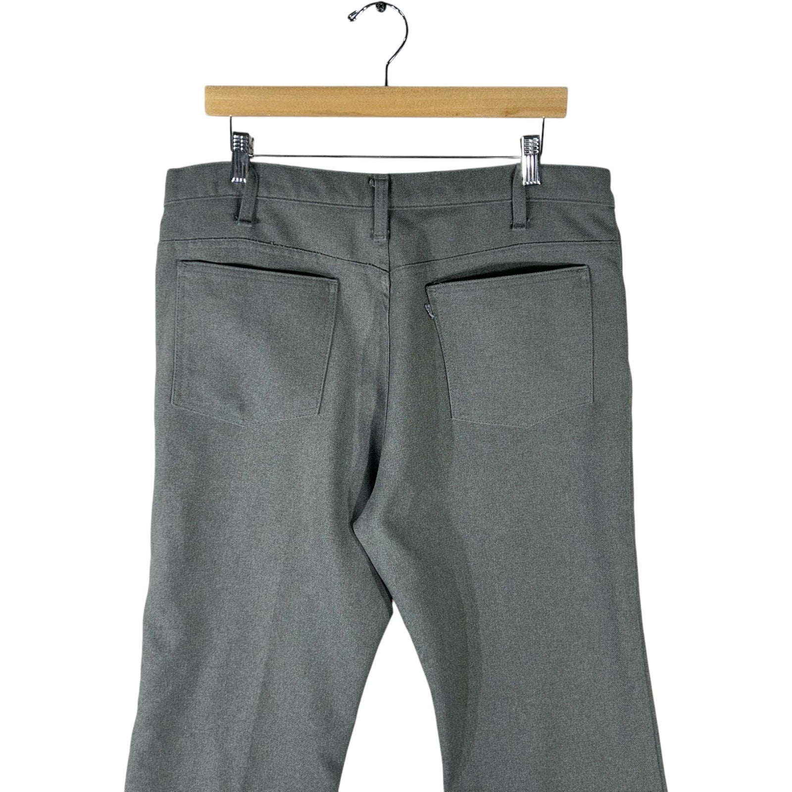 Collection of Vintage Levi's Black Tab Dacron Polyester Chino Pants 38x33 in a gallery layout
