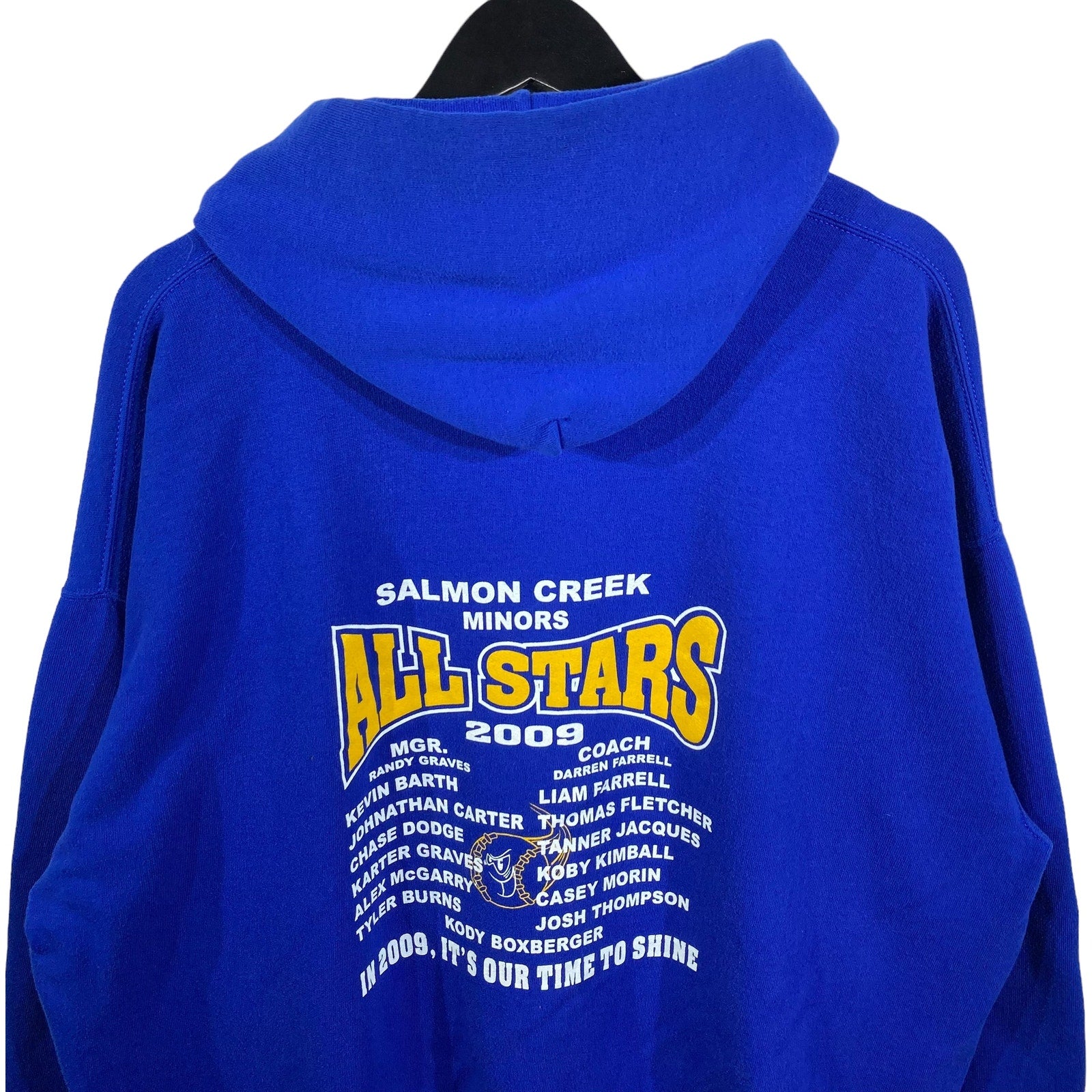 Collection of Russell Athletic Salmon Creek All Stars Baseball Hoodie 2009 in a gallery layout