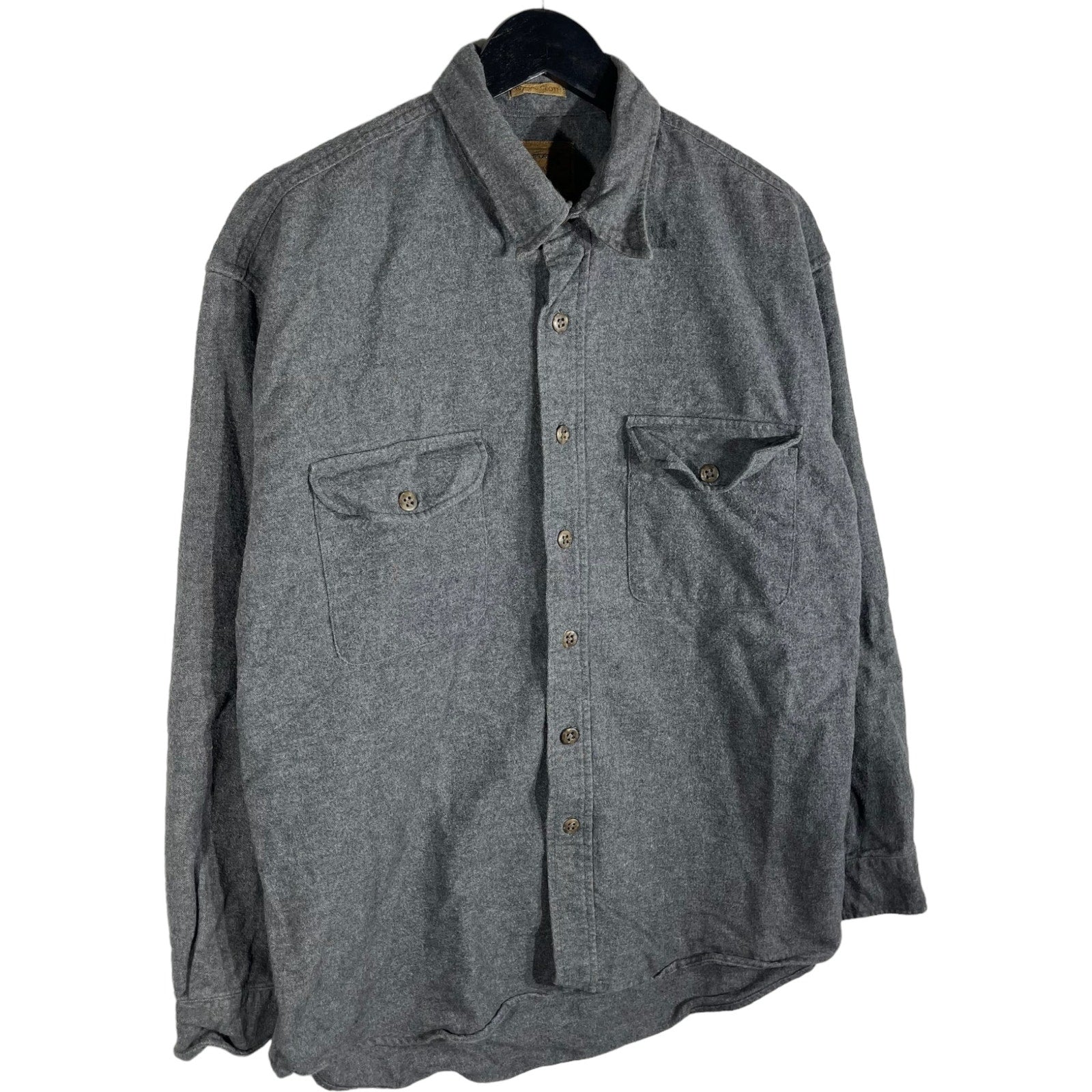 Collection of St. Johns Bay Chamois Long Sleeve Button Down in a gallery layout