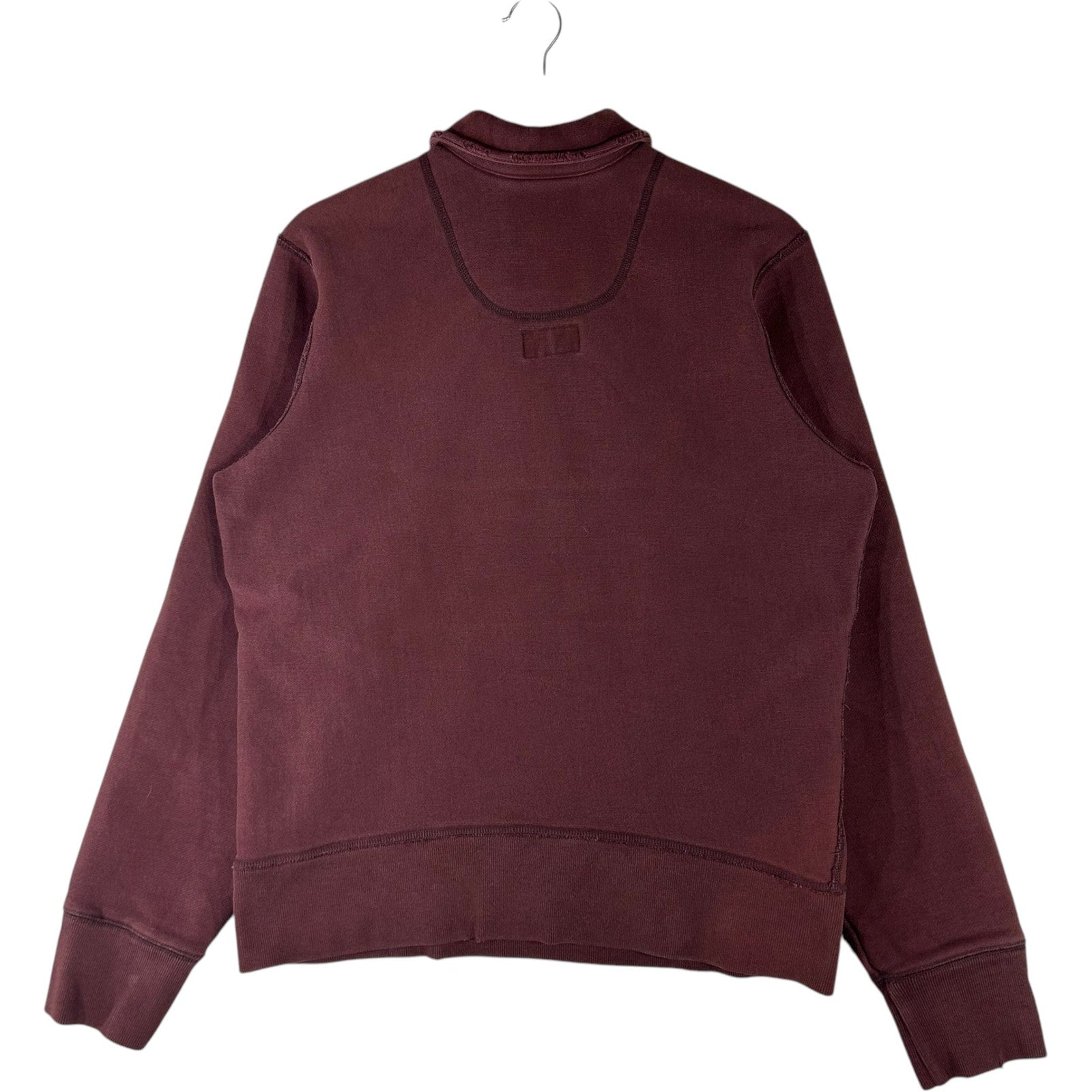 Collection of Abercrombie And Fitch 1/4 Zip Collared Sweatshirt in a gallery layout