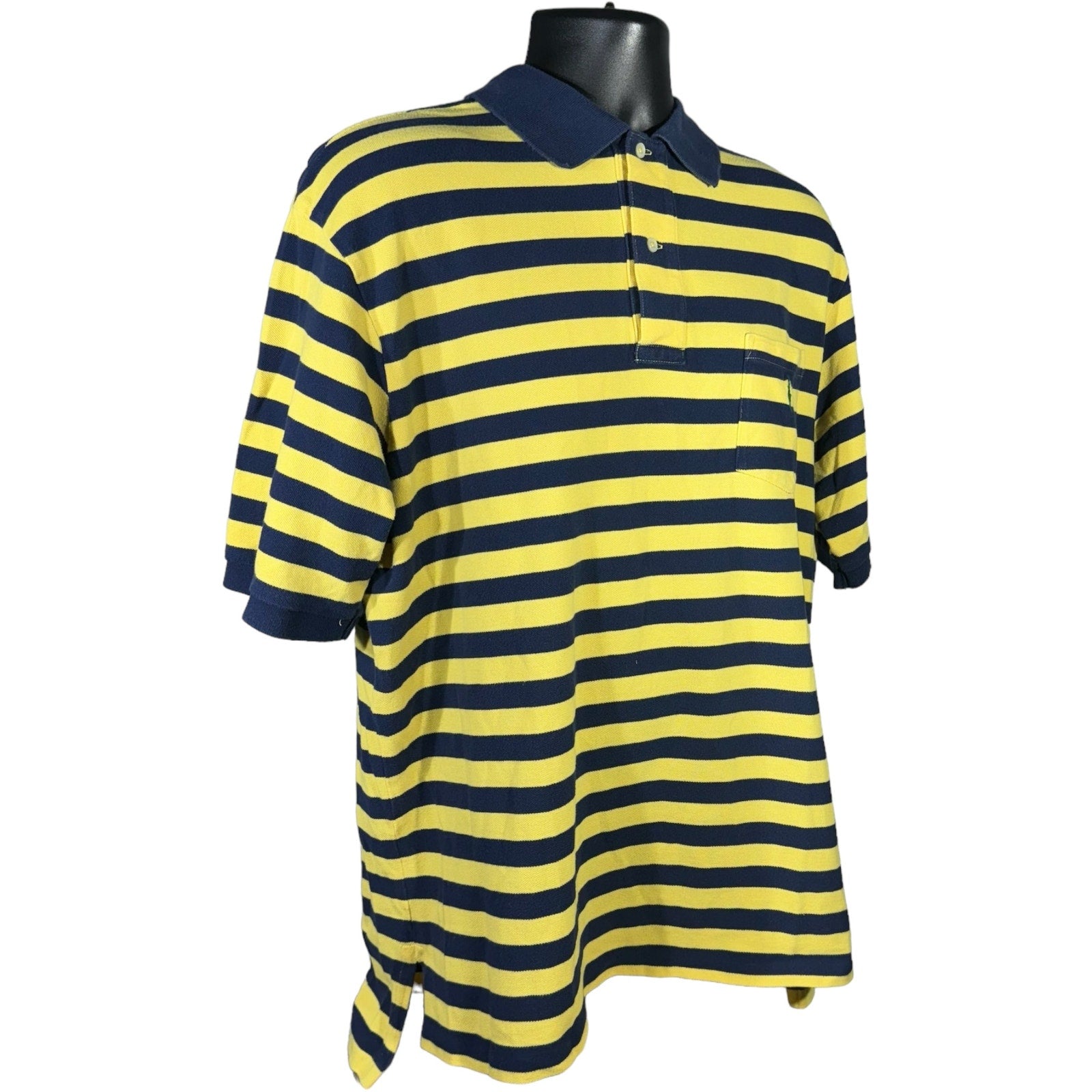 Collection of Vintage Polo Ralph Lauren Short Sleeve Striped Polo in a gallery layout