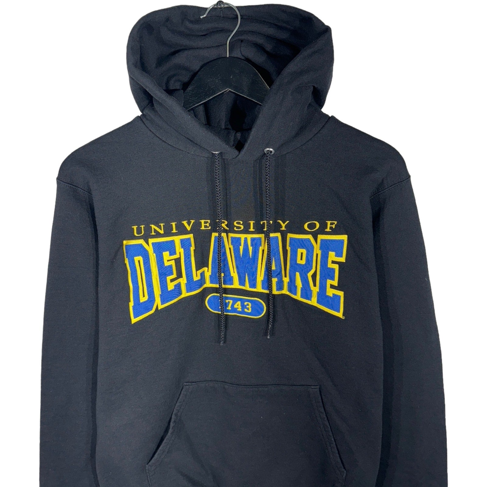 Collection of Delaware University Champion Pullover Hoodie in a gallery layout