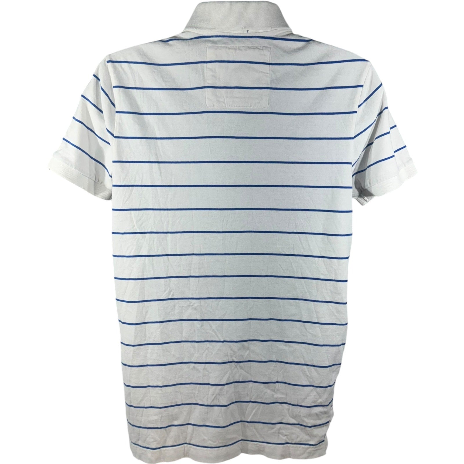 Collection of Abercrombie & Fitch Short Sleeve Striped Polo in a gallery layout