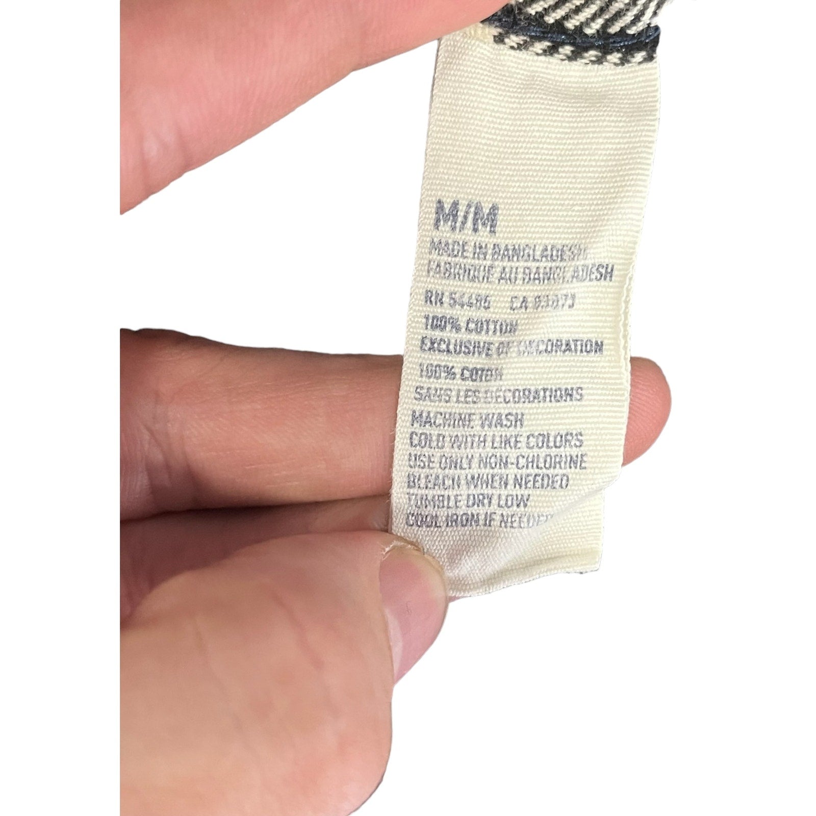 Collection of American Eagle Plaid Long Sleeve Flannel in a gallery layout