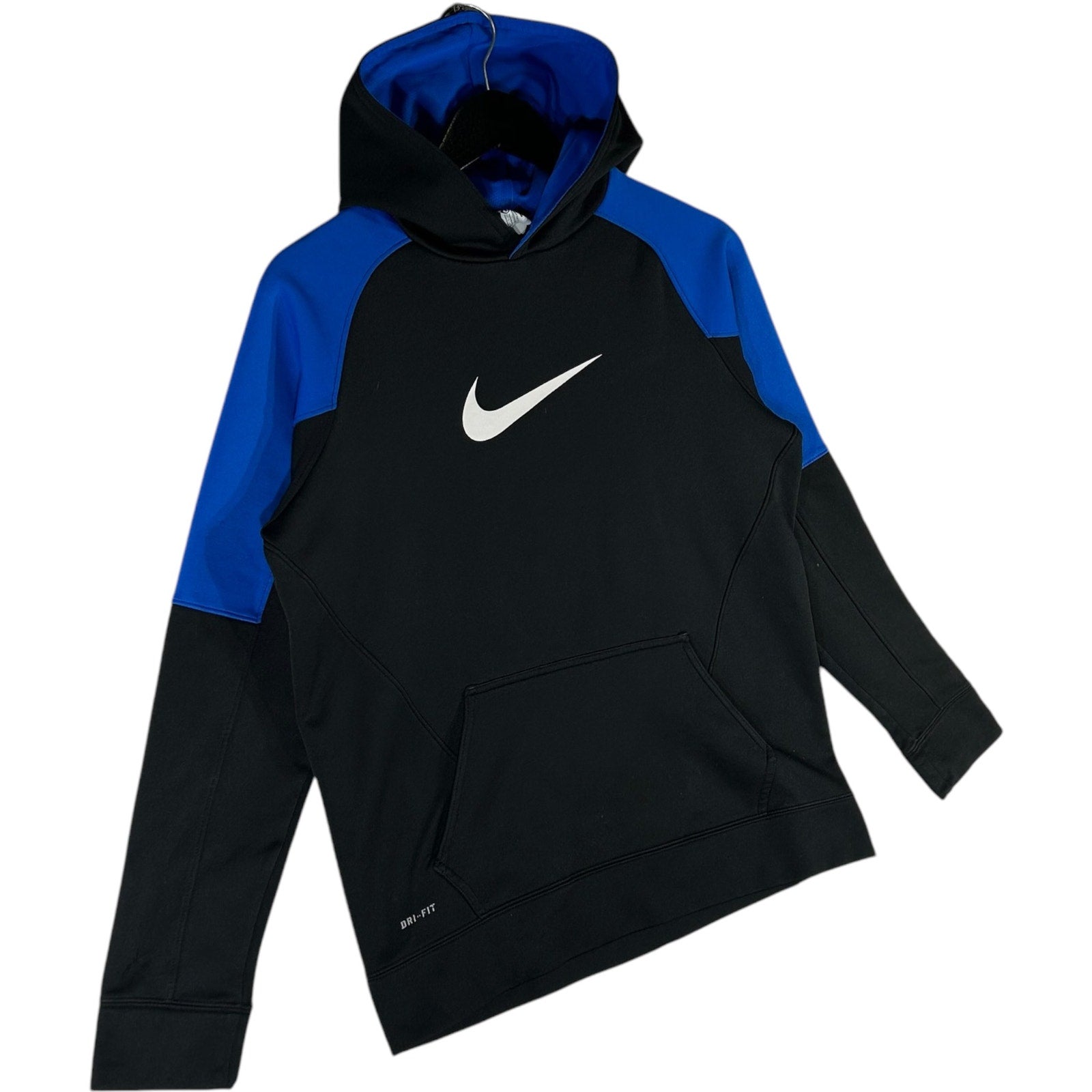 Collection of Nike Therma-Fit Color Block Swoosh Hoodie in a gallery layout
