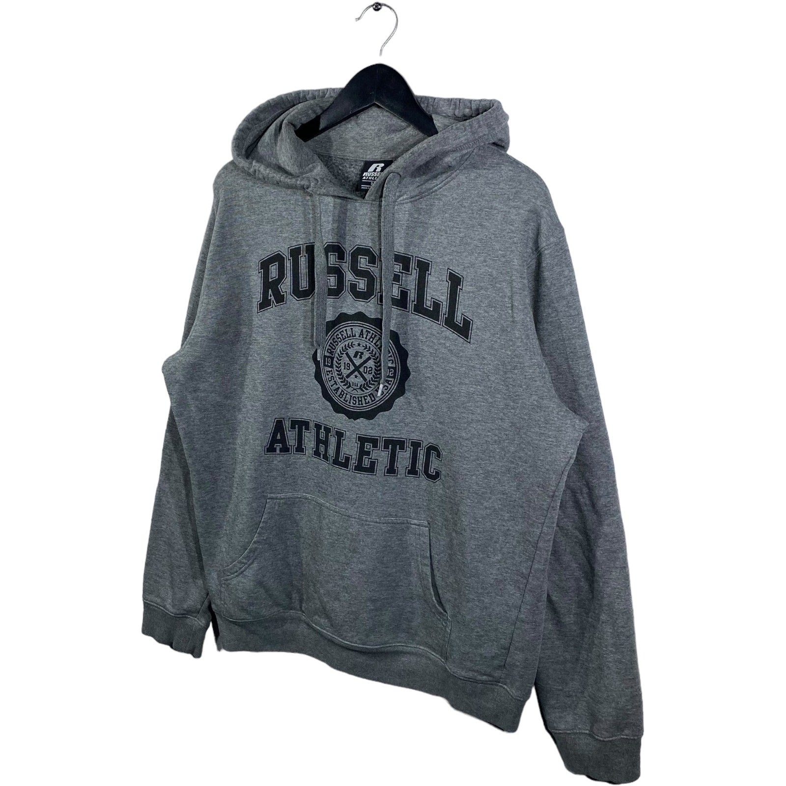 Collection of Russell Athletic Spell Out Hoodie in a gallery layout