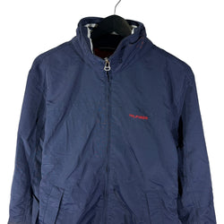 Collection of Tommy Hilfiger Full Zip Nylon Hidden Hood Jacket in a gallery layout