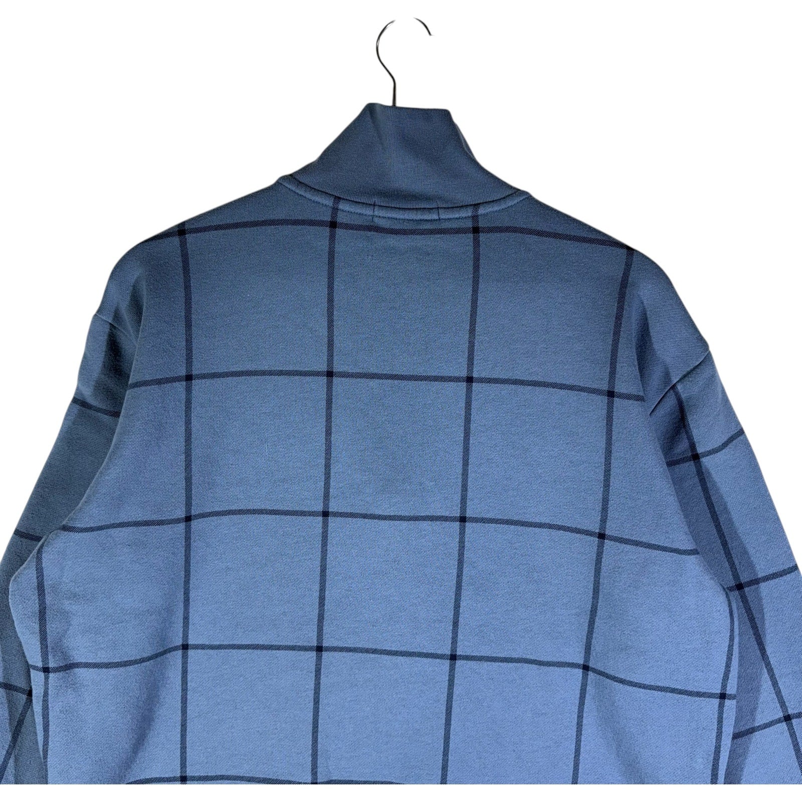 Collection of Nautica Checkered 1/4 Zip Sweatshirt in a gallery layout