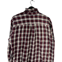 Collection of St. John's Bay Plaid Long Sleeve Button Up in a gallery layout