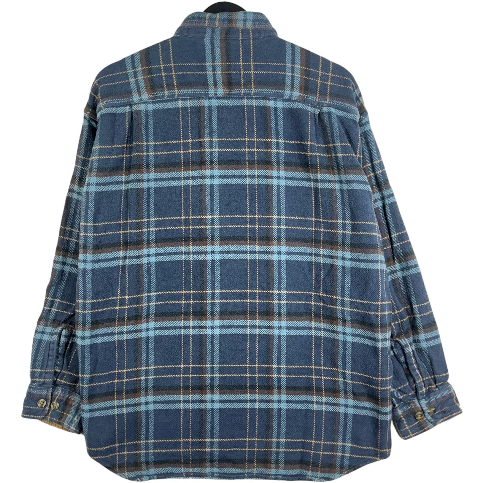 Collection of St. Johns Bay Flannel Plaid Long Sleeve Button Down in a gallery layout