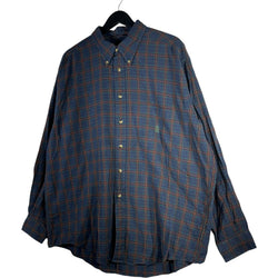 Collection of Nautica Plaid Long Sleeve Button Up in a gallery layout