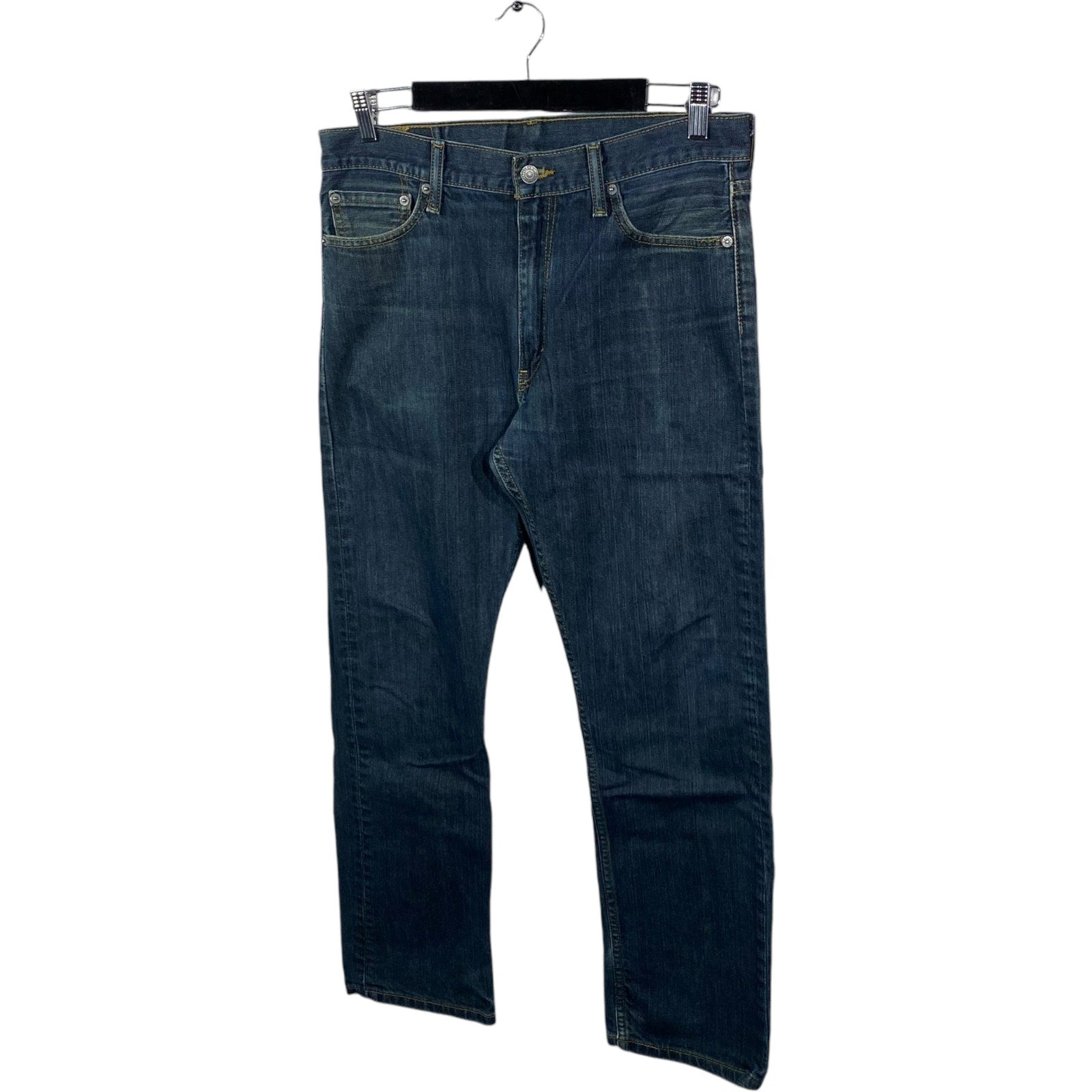 Collection of Levi's 513 Straight Leg Denim Jeans 33x30 in a gallery layout