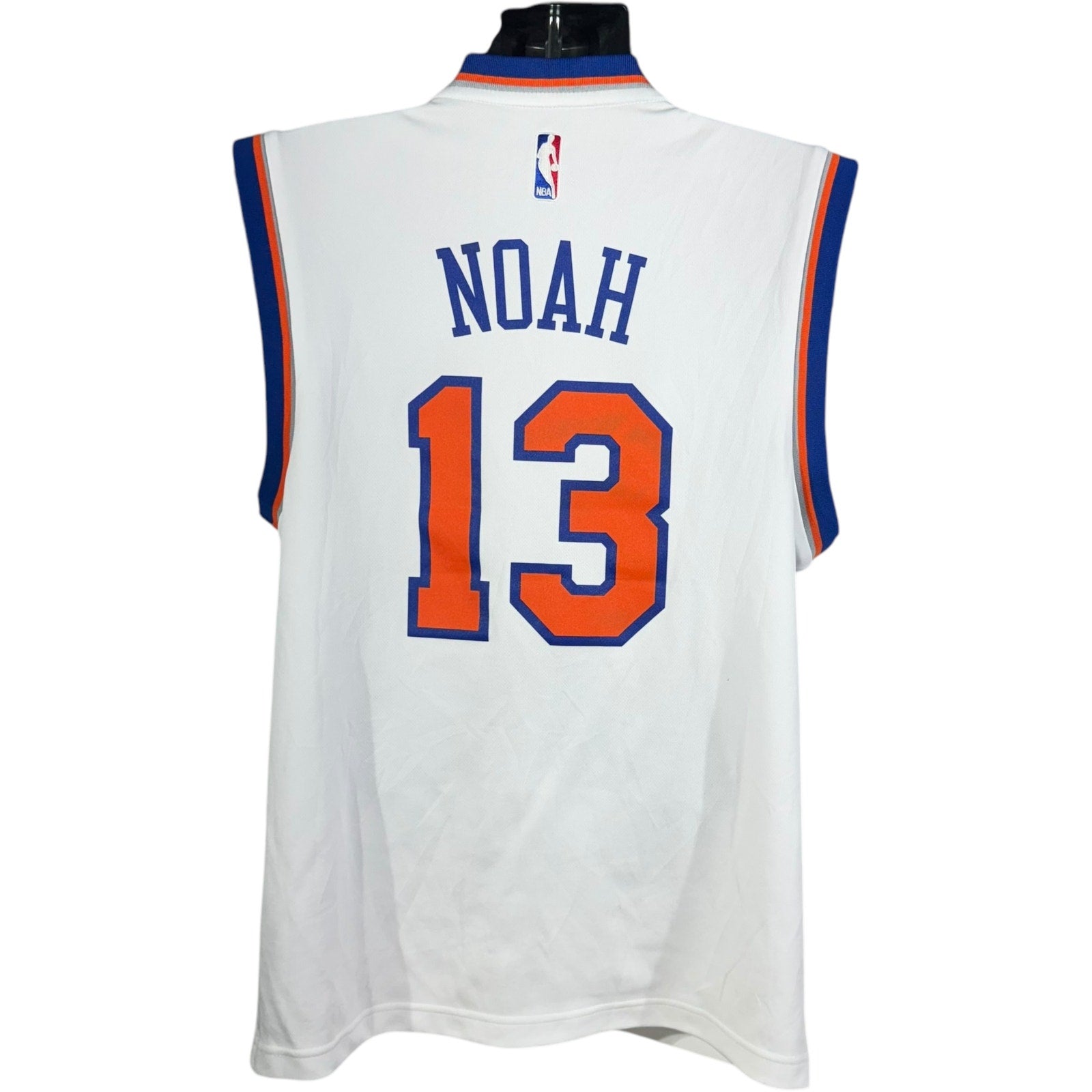 Collection of Adidas NY Knicks Joakim Noah #13 NBA Jersey in a gallery layout