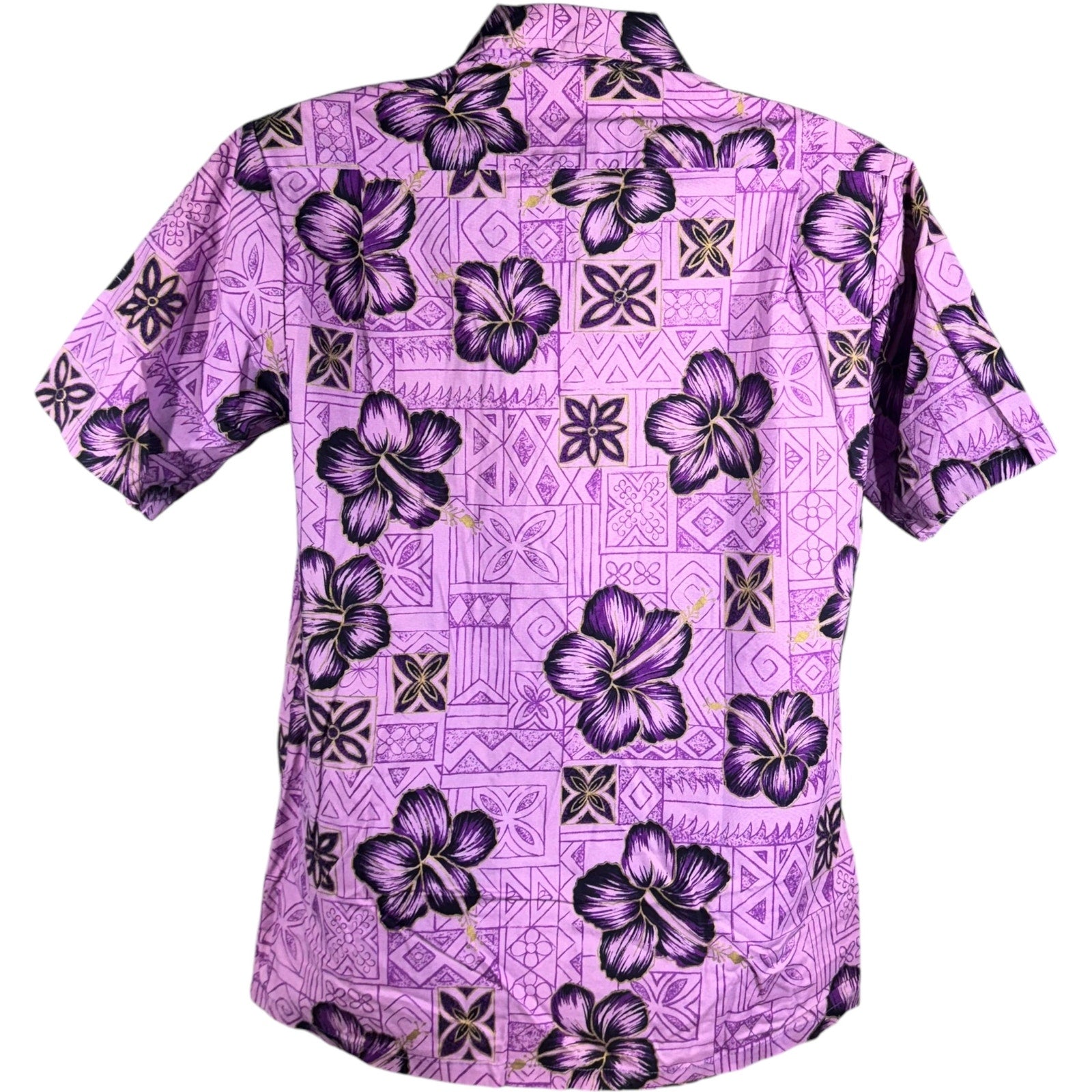 Collection of Floral Hawaiian Short Sleeve Button Up in a gallery layout