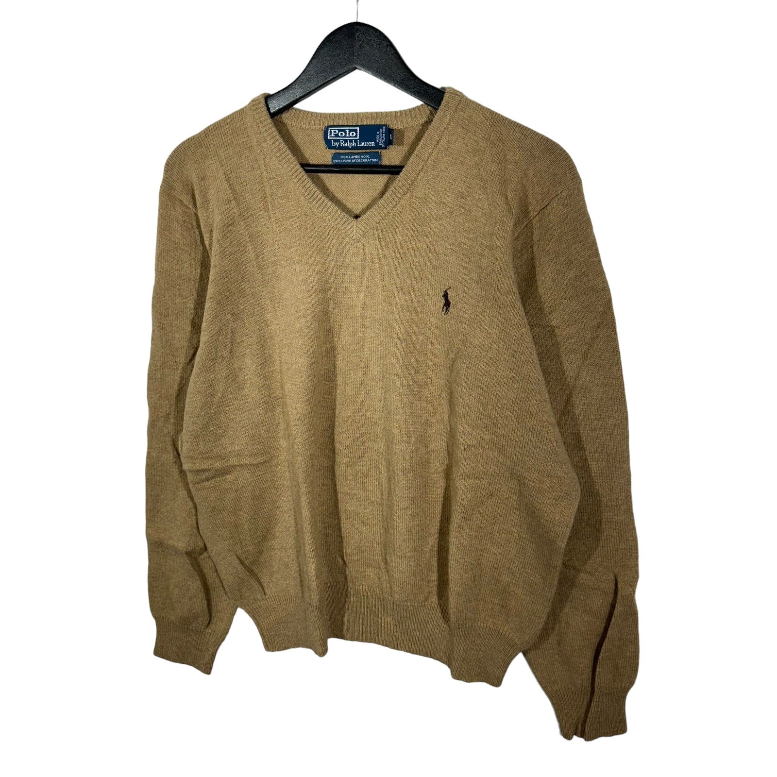 Collection of Vintage Polo Ralph Lauren V-Neck Wool Sweater in a gallery layout