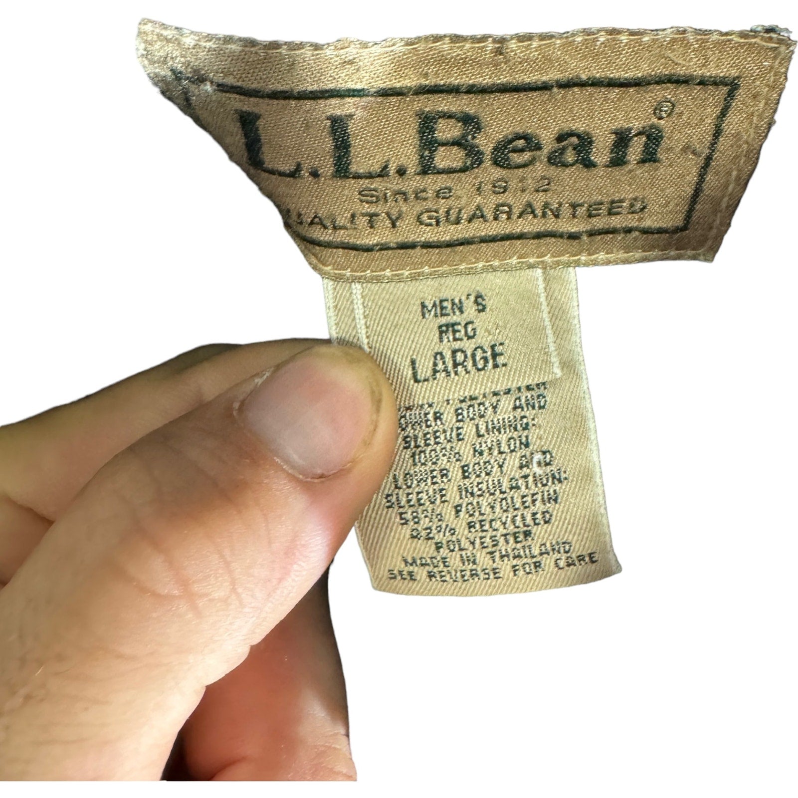 Collection of L.L.Bean Full Zip Heavy Jacket in a gallery layout