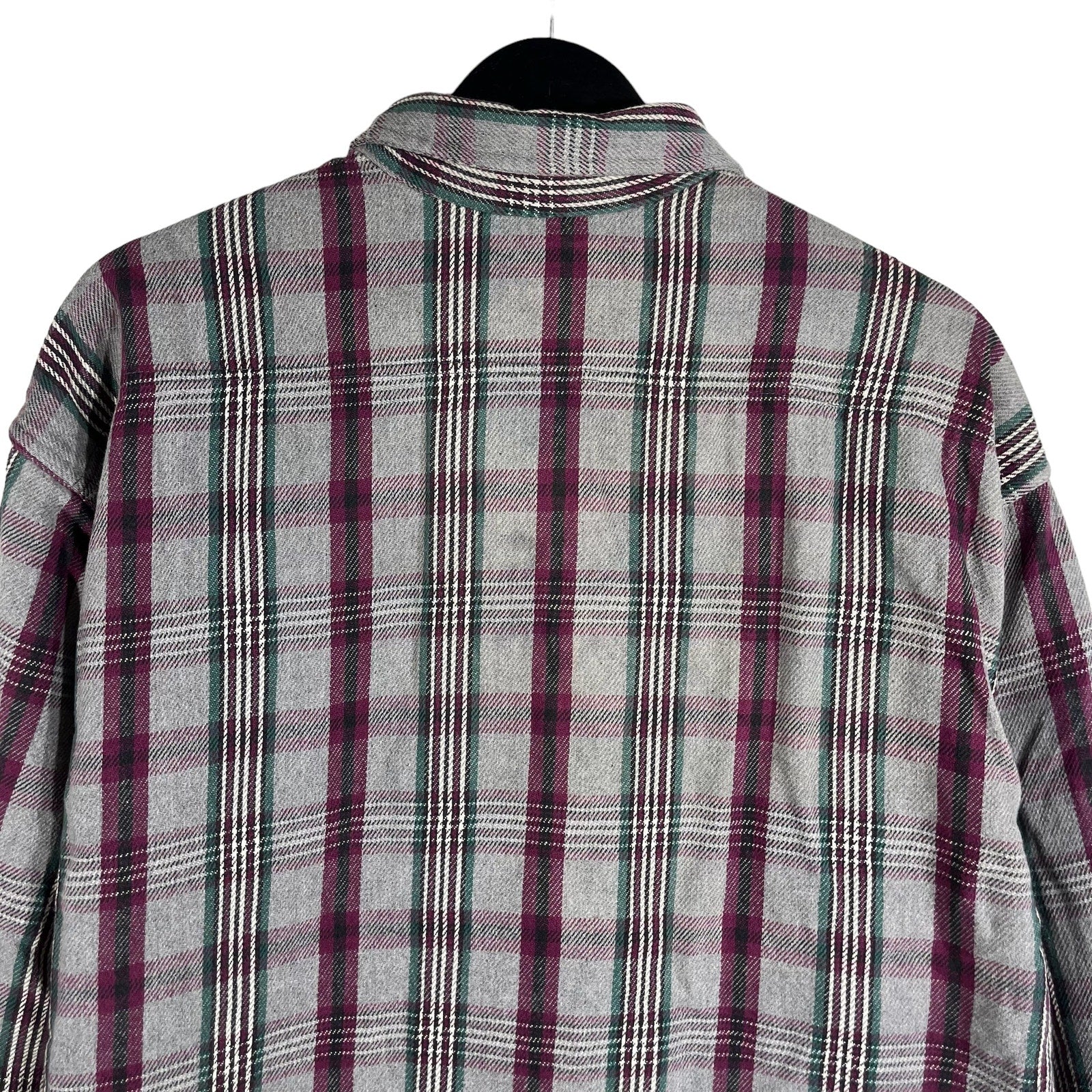 Collection of St. John's Bay Plaid Long Sleeve Flannel in a gallery layout