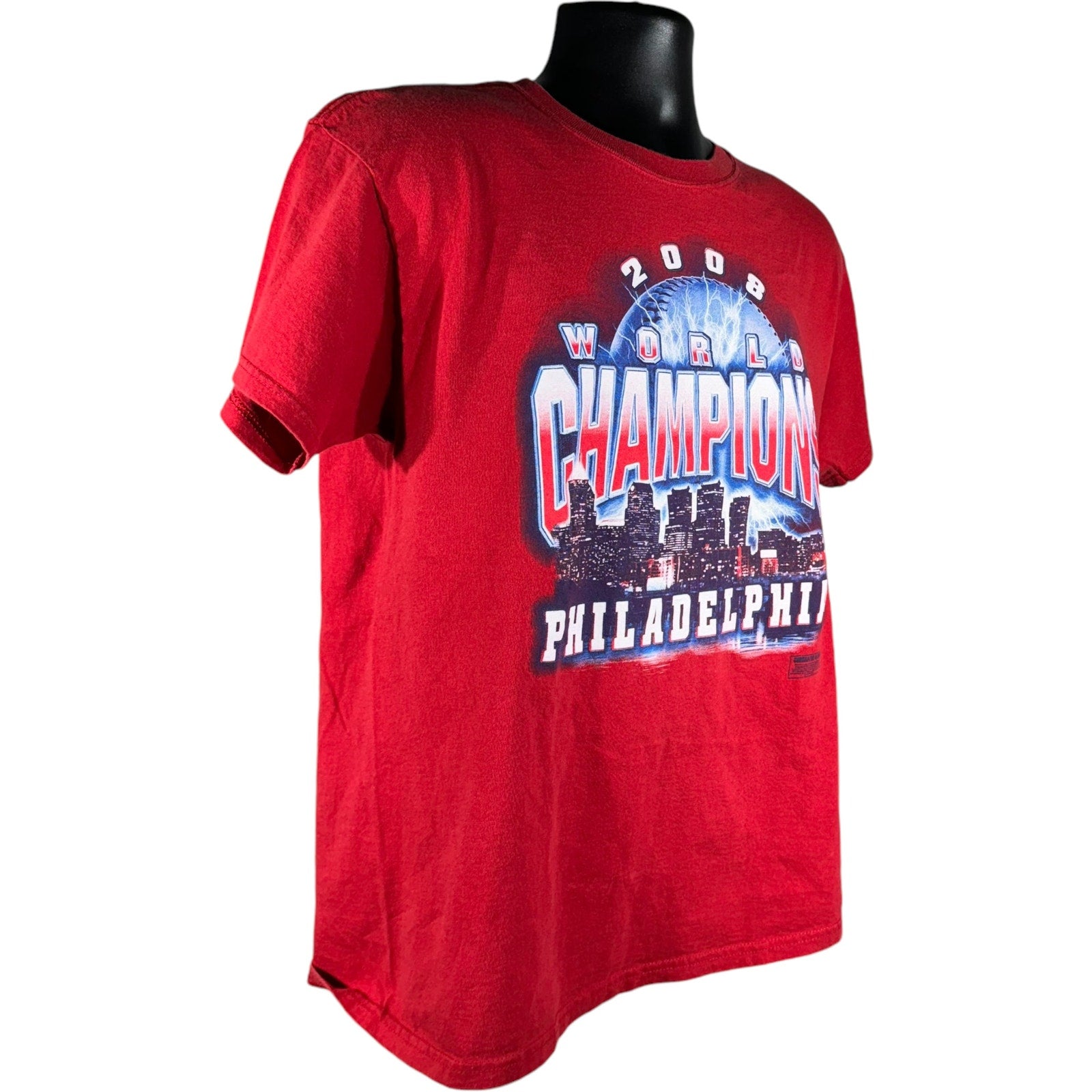 Collection of Philadelphia Phillies World Champions Tee 2008 in a gallery layout