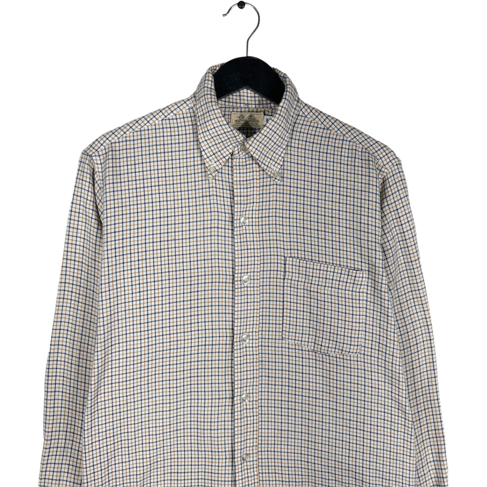 Collection of Vintage L.L. Bean Plaid Long Sleeve Button Up in a gallery layout