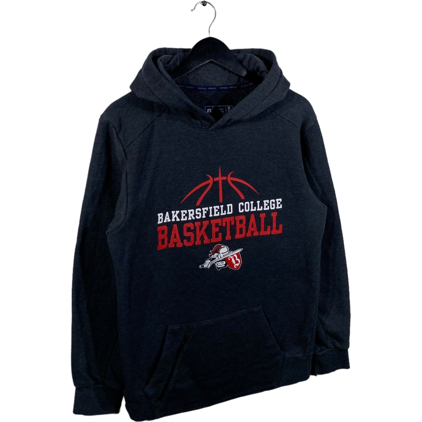 Collection of Russell Athletics Bakersfield College Basketball Hoodie in a gallery layout