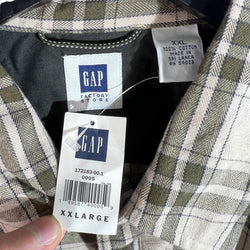 Collection of NWT Gap Plaid Long Sleeve Button Down in a gallery layout