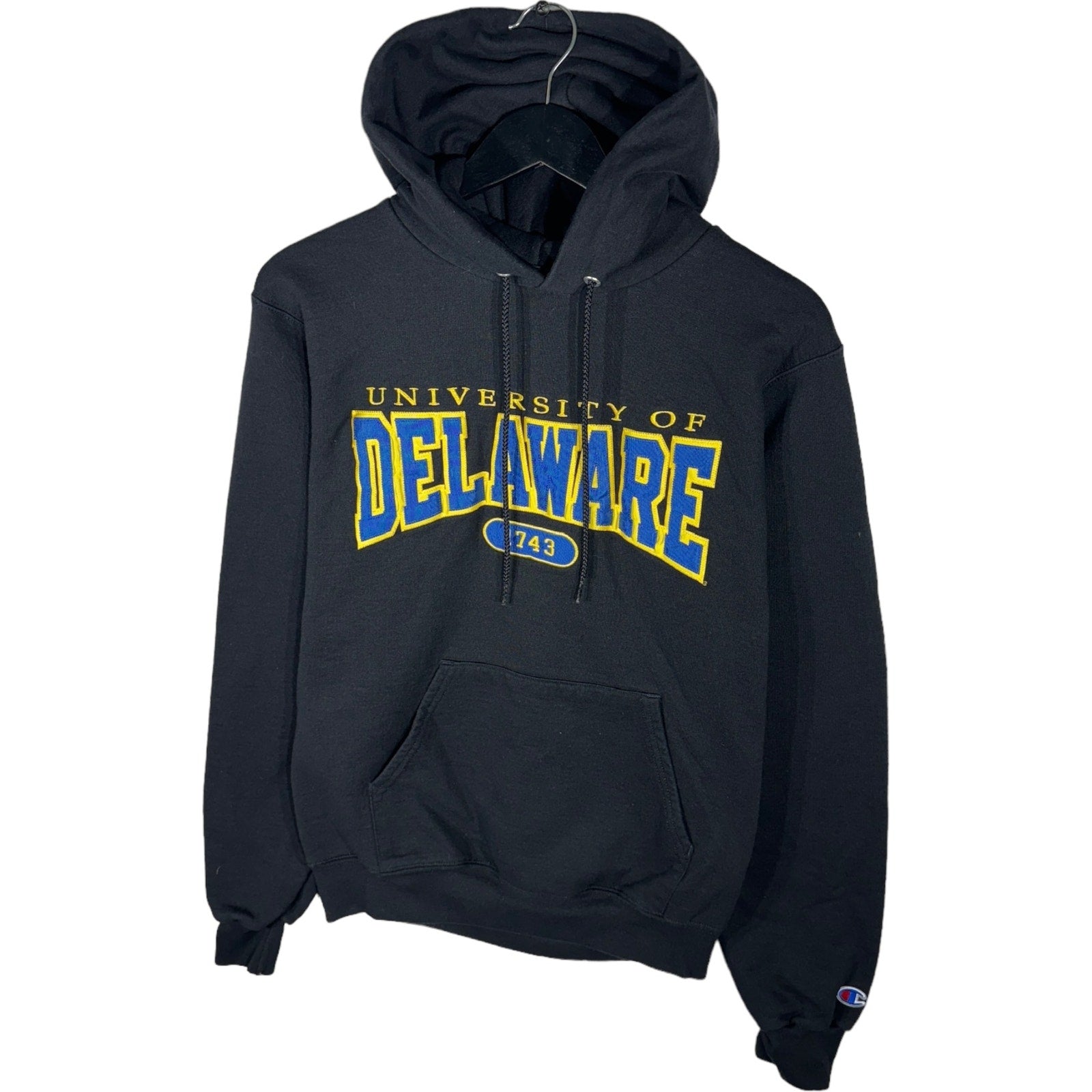 Collection of Delaware University Champion Pullover Hoodie in a gallery layout