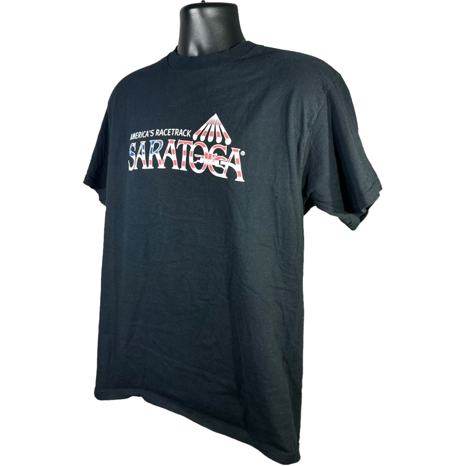 Collection of Americas Racetrack Saratoga Horse Racing Tee in a gallery layout