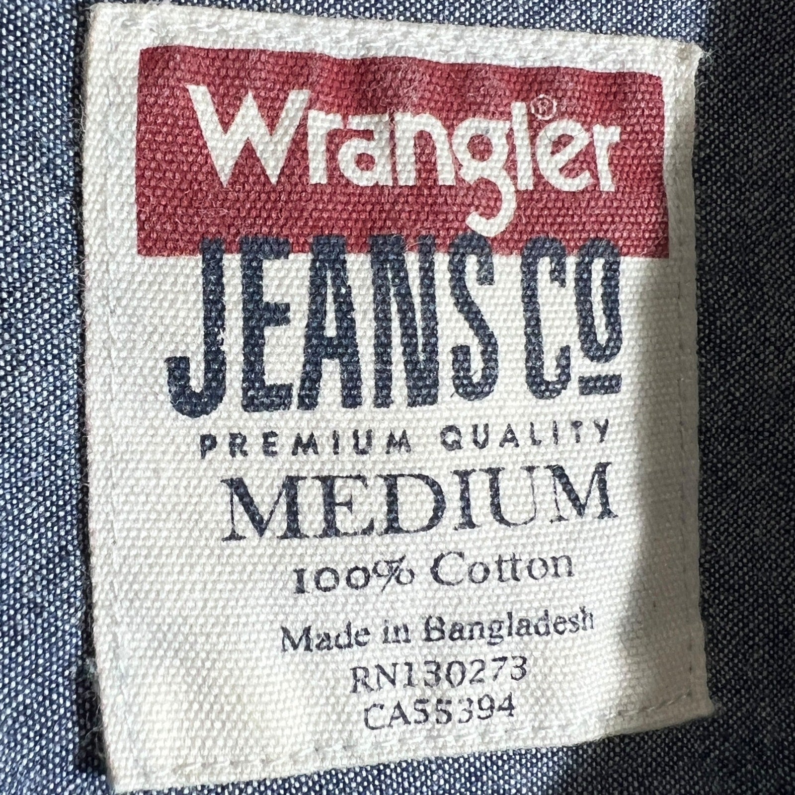 Collection of Wrangler Jeans Co. Long Sleeve Button Down in a gallery layout